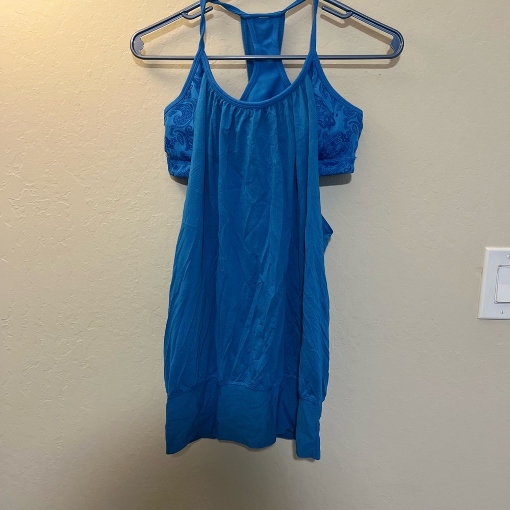 Lululemon Blue No Limits Tank Top, 6